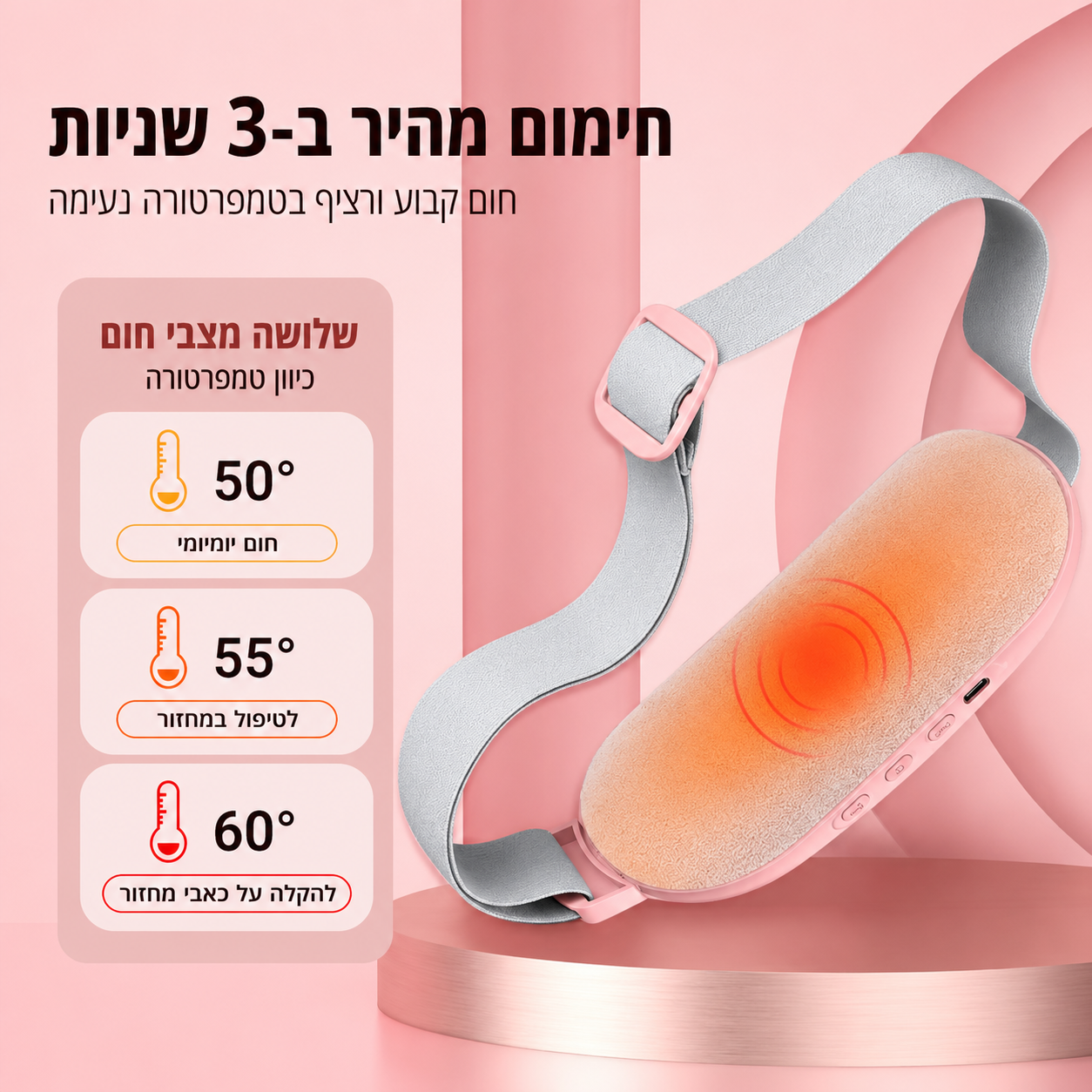 ™️painflow- המכשיר להקלת כאבי המחזור
